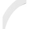 Ekena Millwork 4-in. W x 28-in. D x 34-in. H Thorton Architectural Grade PVC Knee Brace BRCP04X28X34THR - alternate 4
